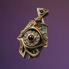 Eye of Horus Spinner Pendant, Egyptian Jewelry Gifts for Men, Protection Amulet