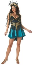 Incharacter Women's Sedusa Deluxe Adult Sexy Medusa Costume Small