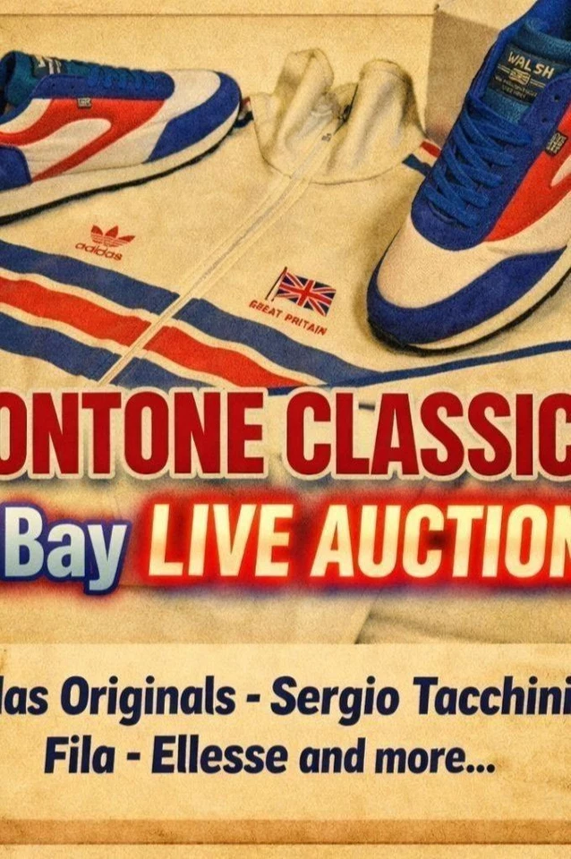 Grade A vintage sportswear live! adidas Fila Sergio and more