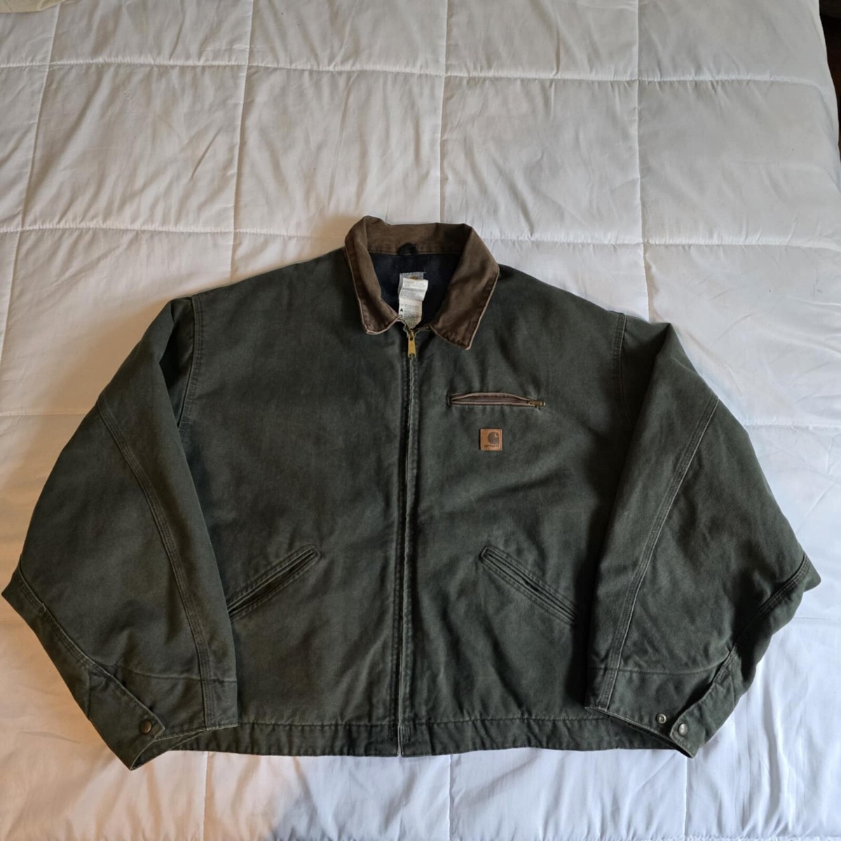 ジャケット・アウター Carhartt WIP Detroit Jacket MOS Vintage Carhartt Detroit Blanket Lined Jacket J97 MOS Moss