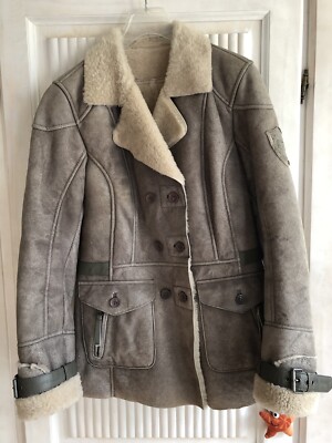 NEU Mauritius Gipsy Lammfell Jacke 34 36 kurzer Mantel XS S Shearling Fell  Damen