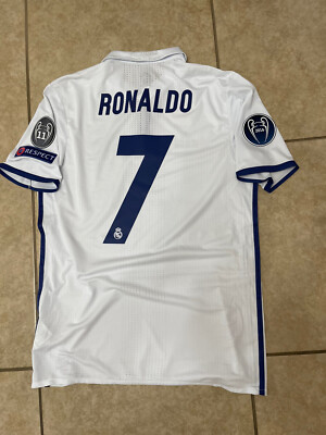 Real Madrid Spain Ronaldo Portugal winners CL Shirt Player Issue