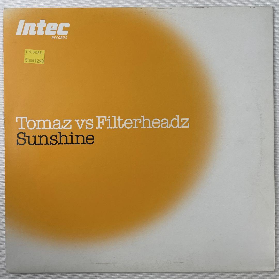 英12” Tomaz, Filterheadz Sunshine INTEC16 Intec Records /00250 Tomaz vs Filterheadz – Sunshine – Vinyl (Stickered, 12
