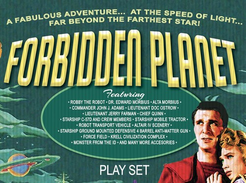 Scatola set di giochi Marx ""Flash Gordon"" OR Marx ""Pianeta proibito"" set di giochi scatola - Foto 9 di 9