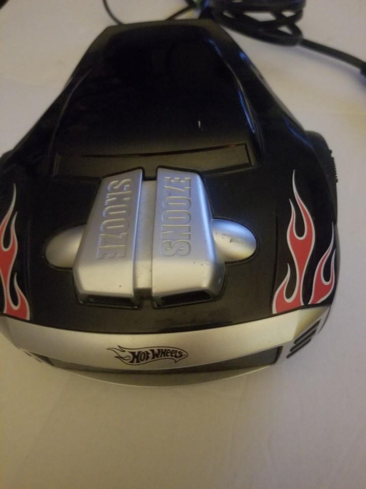 HOT WHEELS ALARM CLOCK/RADIO/NIGHT LIGHT eBay