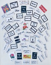 60 Inspirational Quotes, Words for Scrapbook Pages Junk Journals Greeting Cards