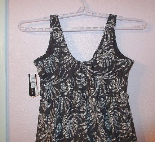 Island Escape Magnolia Swimdress Size 16 One Piece Underwire Tummy Minimizer NWT - Picture 10 of 13