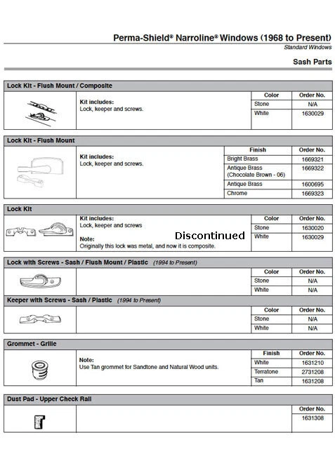 Andersen Grille Grommett Bushing Plug Cap For Double Hung Windows - Image 2 of 2