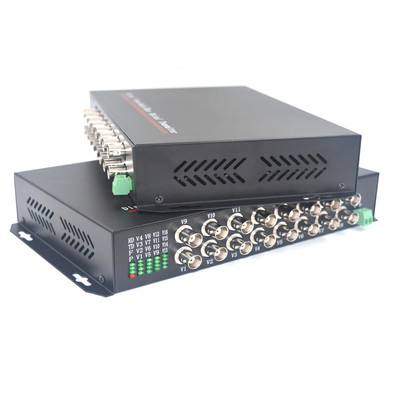 16 channels Digital Video Optical Fiber Media Converter for CCTV Security System