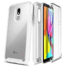 For LG K40/Xpression Plus 2/Solo LTE Case Built-in Screen Protector Phone Cover
