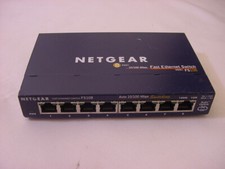 NETGEAR 8 PORT FAST ETHERNET SWITCH FS108 - NO POWER CORD