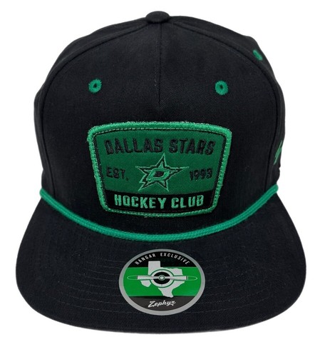 Zephyr NHL Dallas Stars "Excerpt" Rope Flat Bill SnapBack Hat BRAND NWT