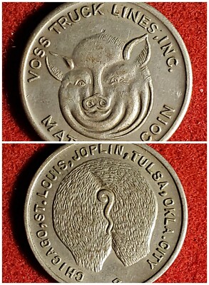 Voss Truck Lines Inc. Matching Coin PIg w1027