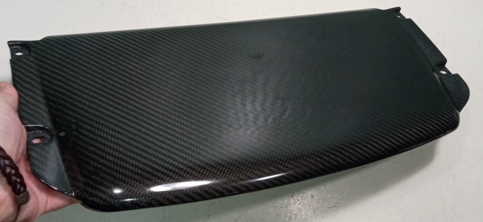 Ferrari 430 Carbon Fiber Front Bumper Spoiler Wing_68614900_Spider_NEW_GENUINE