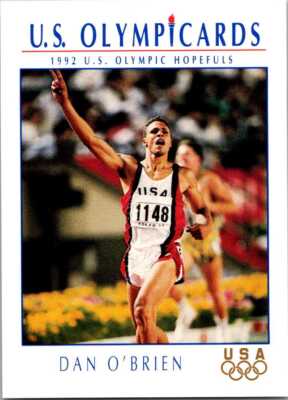 1992 Impel Olympicards: U.S. Olympic Hopefuls #HP10 Dan O'Brien 004390