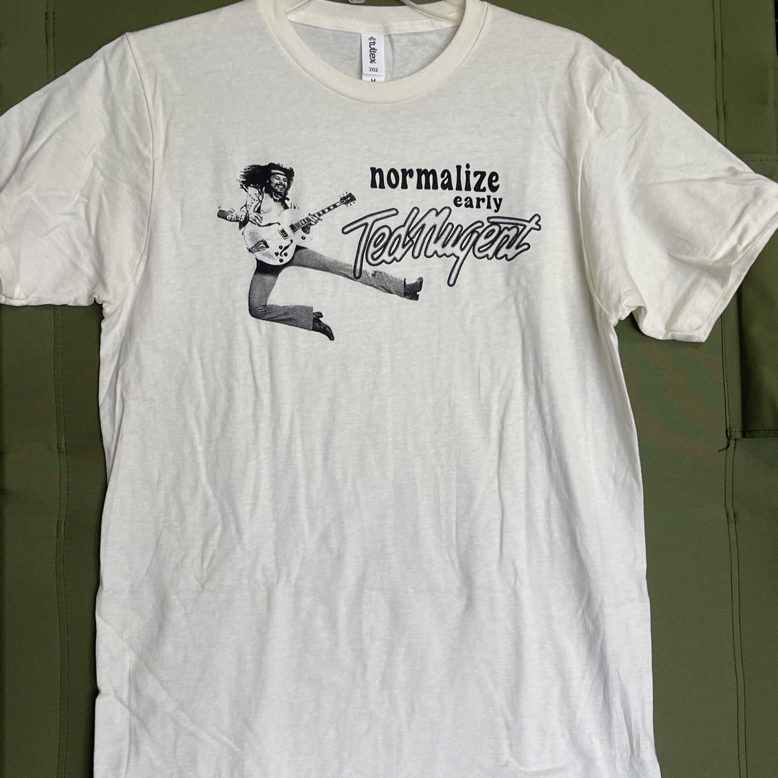 FILA Camicia Ted Nugent varie taglie NUOVA divertente rock classico Alice cooper Skid Row Ratt