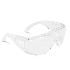 Safety Goggles 2pcs Protective Eye Glasses Chemical Lab Work Anti Fog Clear Lens