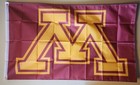 Minnesota Golden Gophers Ncaa Football Flag Double Side Print 3x5 Ft W/ Grommets
