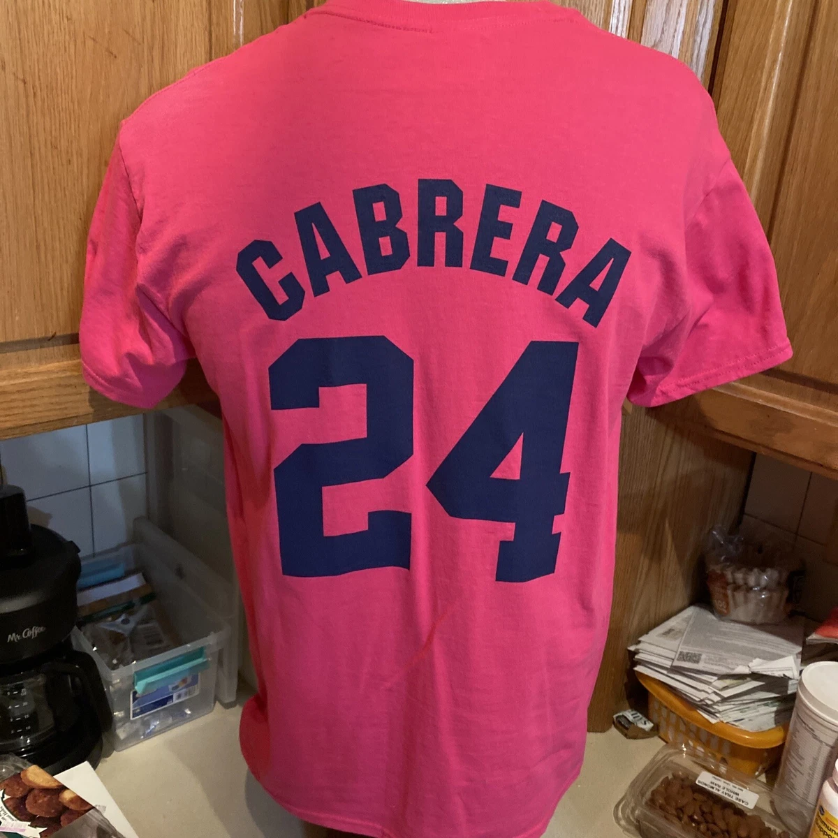 Pink detroit sales tigers jersey