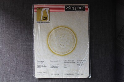 Vintage Ergee Cortina Feinstrümpfe Strapsstrümpfe Gr. 8,5-9 Nerz 20 den Neu