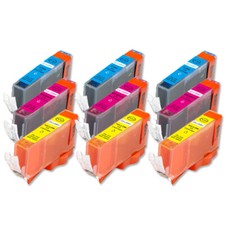 CLI-221 Color Ink Cartridge smart chip for Pixma MP640 MX870 MX860 MP980 MP990