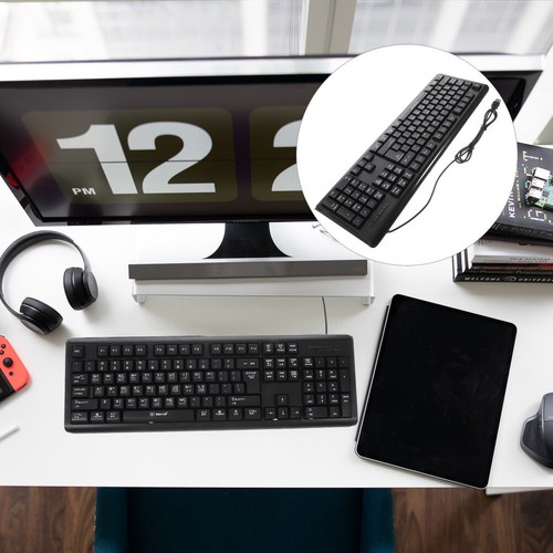 Radical Keyboard Desktop Office with Usb Port Computer Keyboards Wired - Picture 9 of 12