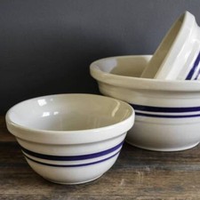Ohio Stoneware Dominion Mixing Bowl, Stoneware with Food Safe Lead Free Glaze