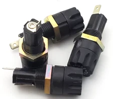 Lot of 4 Littelfuse H342038 Panel Mount 20 Amp 250 Volt Fuse Holders For 3AG