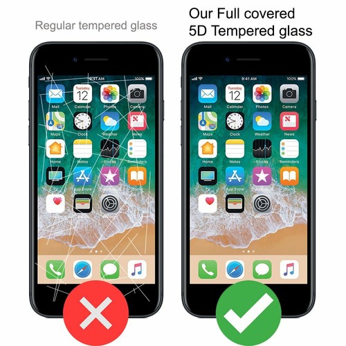 New 5D 9H Tempered Glass Screen Protector Full Coverage HD For iPhone 7 Plus - 第 7/15 張圖片