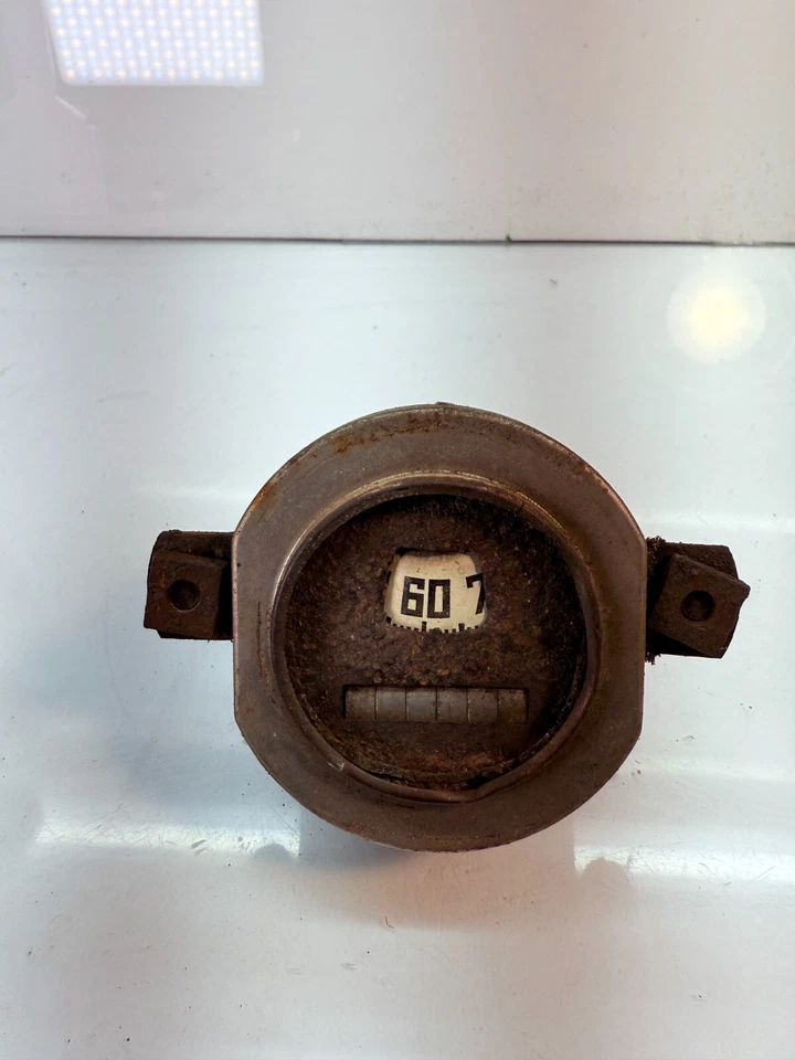 1930 1931 Modelo A Ford Stewart Warner Velocímetro Redondo Speedo Ovalado 30 31 C24-46 Foto 3 de 4