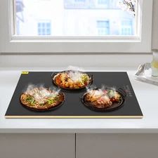 Food Warming Tray Catering Food Warmer Plate Tabletop Electric Warming Tray