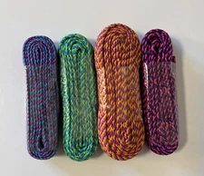 In-Line skate lace pair misc. colors approximately 82”-86”