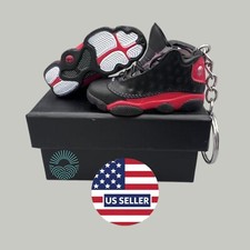 Air Jordan 13 Mini Sneaker Keychain with Shoe Box 3D Gift/Charm
