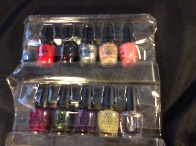 OPI ネイル10本セット OPI Ten Mini Polish Set~ colors nail envy top In Clam Shell