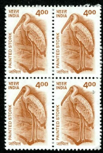 Birds Indian Stamp Blocks