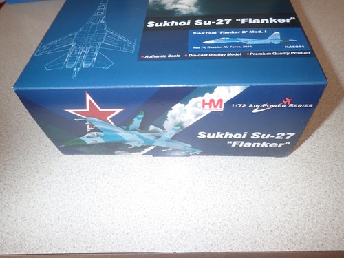 Hobbymaster HA6011 SU-27 Flanker B Mod.1 Red 76 Russian Air Force 2016 Untouched - Picture 10 of 11