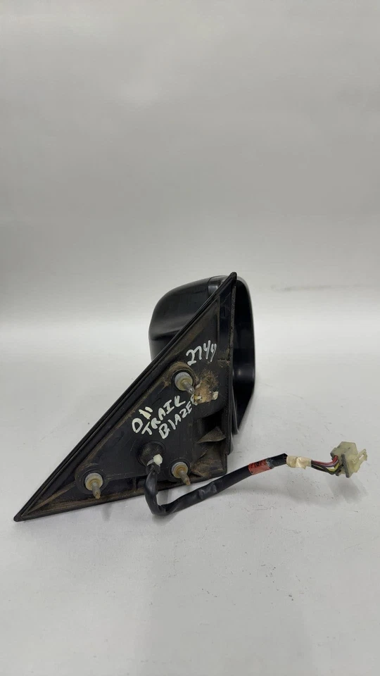 2001 Chevrolet Trail Blazer RH Door Mirror Black - Imagem 3 de 4