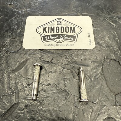 Set Of 2 Jotul Chrome Hinge Pins-125960-FREE SHIPPING