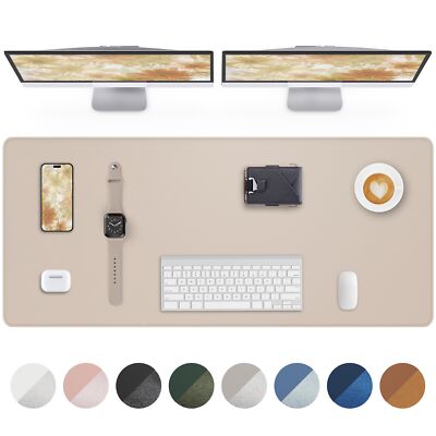 Extra Large Desk Mat - 63''x 17'' Non-Slip Desk Pad for Office and Home - Ideal...
