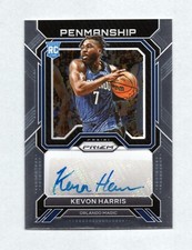 2022-23 Panini Prizm Kevon Harris Penmanship Autograph Card # RP-KHA