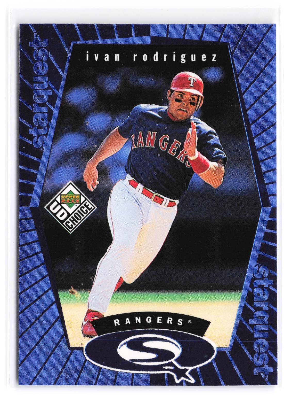 1999 UD Choice: StarQuest Blue #SQ20 Ivan Rodriguez
