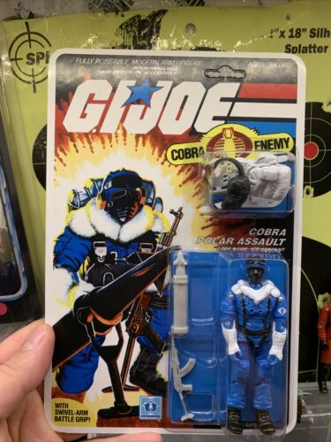 Gi Joe Cobra 1985 Snow Serpent Ice Serpent C9+ Unpunched Card Lot Beautiful AA - Picture 1 of 12