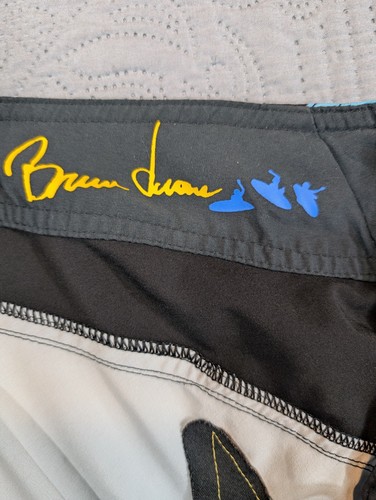 Volcom Bruce Annihilator Mens Board Shorts Sz 29 Blue Black Side Pocket Hybrid - Picture 6 of 11