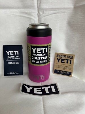 Yeti Colster Slim Can 12oz Prickly Pear Pink Ships Same Day if Ordered by 12p