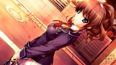Anime girls women hanamiya nagisa ushinawareta mirai wo playmat gaming mat