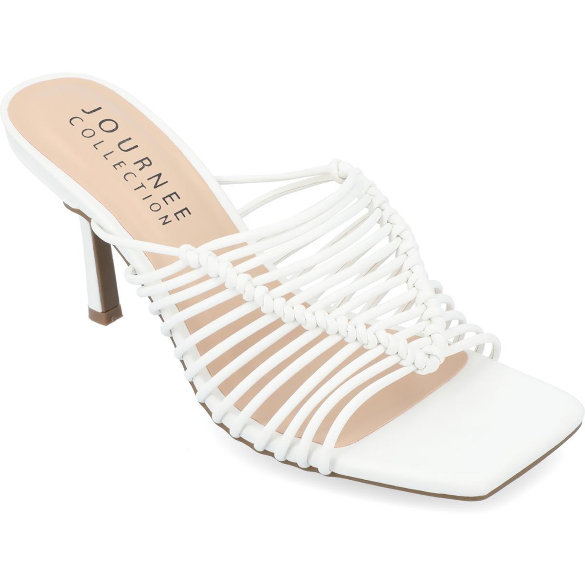 Женские туфли на каблуках из искусственной кожи с ремешками Saskia из коллекции Journee BHFO 9656