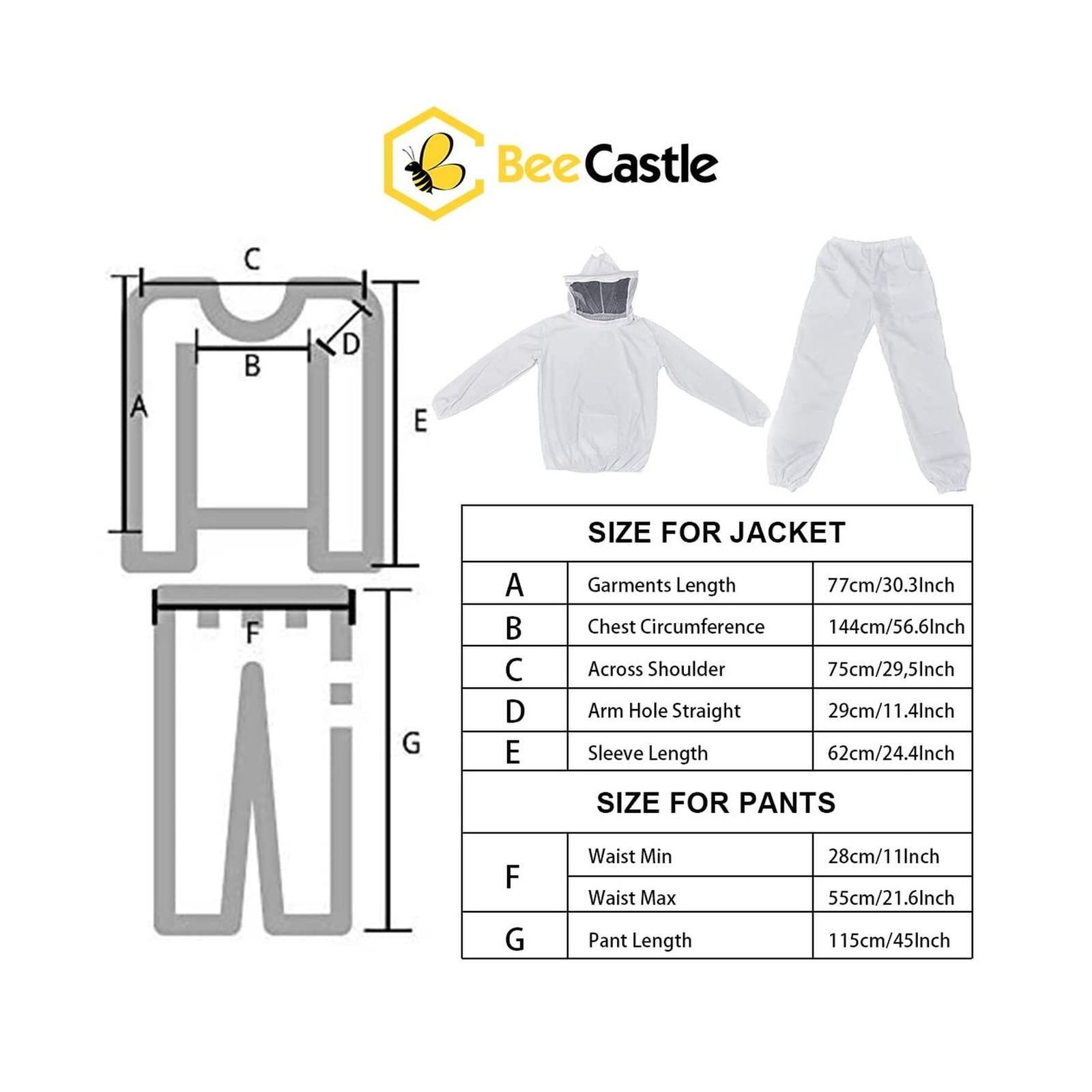 10-Frame Bee Hives and Supplies Starter Kit,Beehive Kit Dipped in 100% Beeswa...