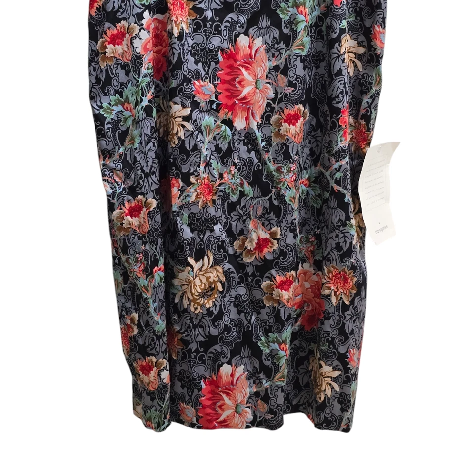 Vestido sin Mangas David Meister Nuevo con Etiquetas Seda Floral Paisley Correa de Espagueti Talla 8 Precio de venta sugerido por el fabricante 230 USD Foto 3 de 4