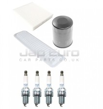 For Toyota Estima Hybrid 2.4i 2008-2014 Oil Air Cabin Filers Spark Plugs Kit