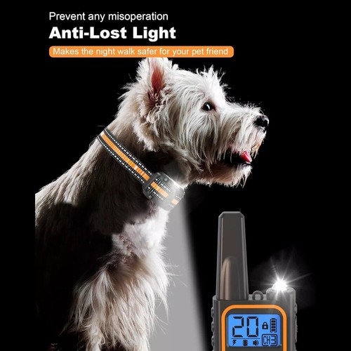 1000M Remote Electric Dog Training Collar Shock Anti Bark Rechargeable Halsband - Bild 10 von 13